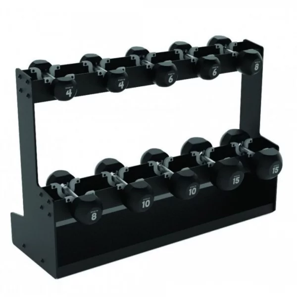 Set Haltères caoutchouc 20-30 kg - Haltères de musculation - BSA PRO