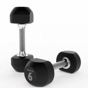 Set Haltères caoutchouc 10-32.5 kg - Haltères de musculation - BSA PRO