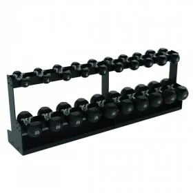 Set Haltères caoutchouc 10-32.5 kg - Haltères de musculation - BSA PRO