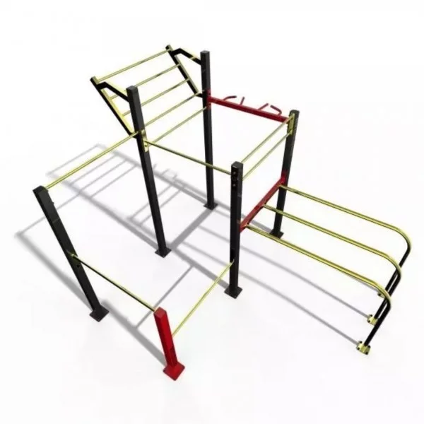Double Rack Dip Parc 50 m2 - Street Workout - BSA PRO