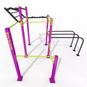 Double Rack Dip Parc 50 m2 - Street Workout - BSA PRO