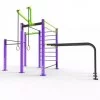 Double Rack dip et échelle Parc 50 m2 - Street Workout - BSA PRO