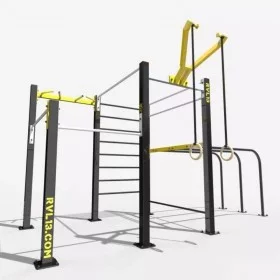 Double Rack dip et échelle Parc 50 m2 - Street Workout - BSA PRO