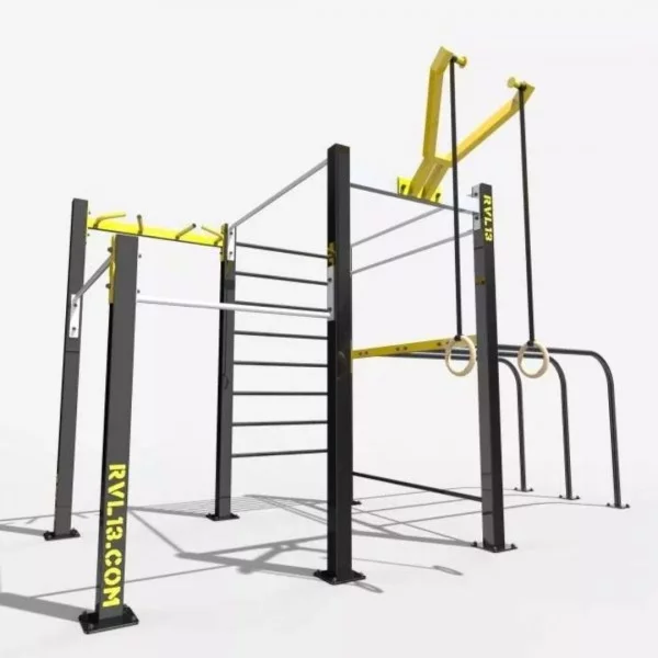 Double Rack dip et échelle Parc 50 m2 - Street Workout - BSA PRO