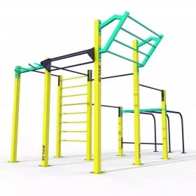 Triple Rack Dip et Wing Parc 60 m2 - Street Workout - BSA PRO
