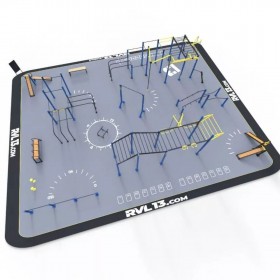 Uruk Parc 300 m2 STREET WORKOUT - Workout Large Park - BSA PRO