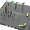 Uruk Parc 132 m2 STREET WORKOUT - Workout Large Park - BSA PRO