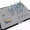 Uruk Parc 125 m2 STREET WORKOUT - Workout Large Park - BSA PRO