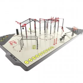 Street Workout Parc Uruk 166 - Workout Large Park - BSA PRO