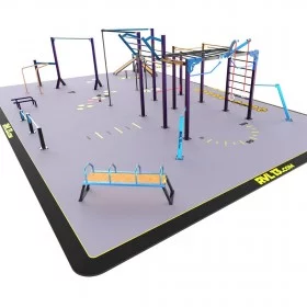 Street Workout Parc Uruk 130 - Workout Large Park - BSA PRO