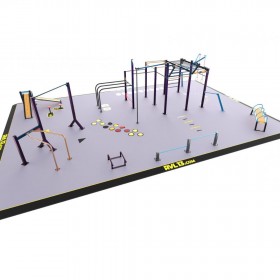 Street Workout Parc Uruk 130 - Workout Large Park - BSA PRO