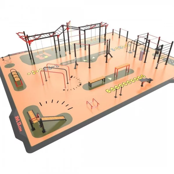 Street Workout Parc Uruk 200 - Workout Large Park - BSA PRO