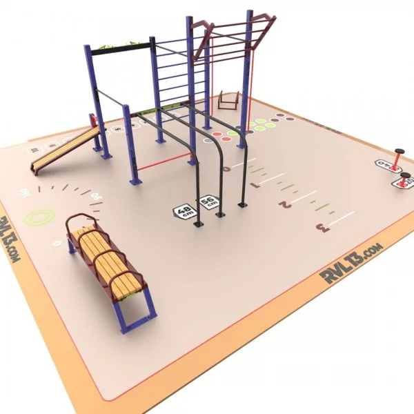 Street Workout Parc Uruk 62 - Workout Small Park - BSA PRO