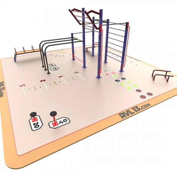 Street Workout Parc Uruk 62 - Workout Small Park - BSA PRO