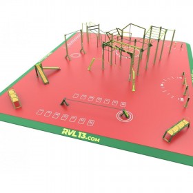 Street Workout Parc Uruk 238 - Workout Large Park - BSA PRO