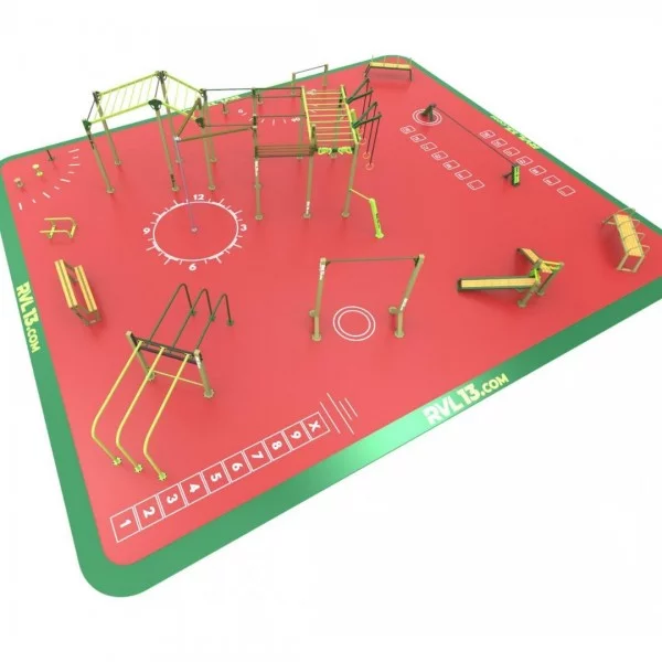 Street Workout Parc Uruk 238 - Workout Large Park - BSA PRO