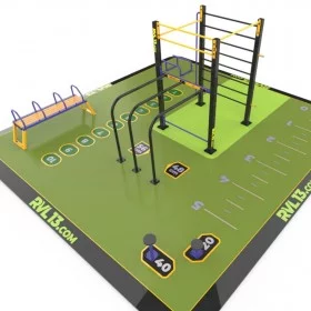 Street Workout Parc Uruk 42 - Workout Small Park - BSA PRO