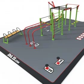 Street Workout Parc Uruk 75 - Workout Middle Park - BSA PRO