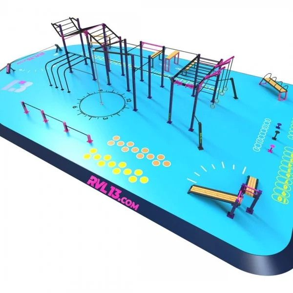 Street Workout Parc Uruk 216 - Workout Large Park - BSA PRO