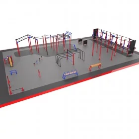 Street Workout Parc Uruk 357 - Workout Large Park - BSA PRO