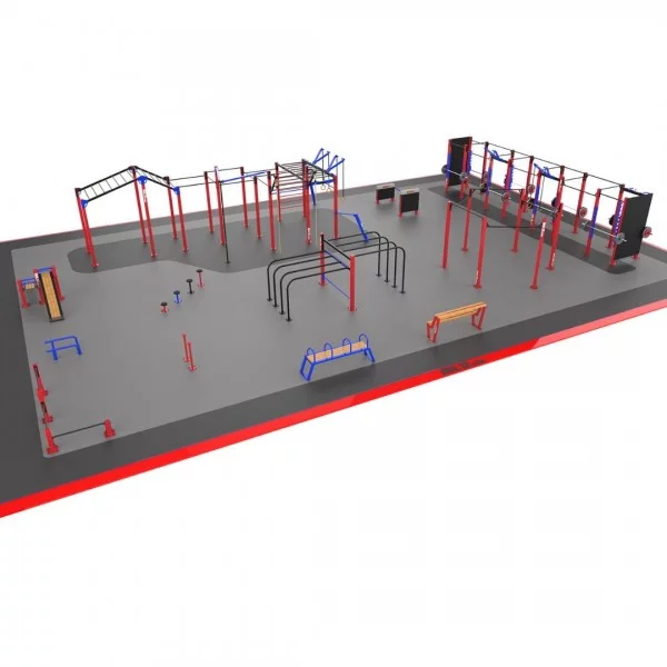 Street Workout Parc Uruk 357 - Workout Large Park - BSA PRO