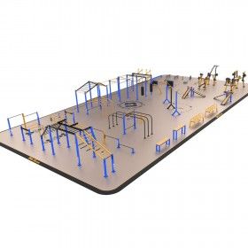 Street Workout Parc Combo 450 - Workout Large Park - BSA PRO