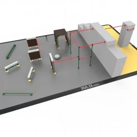Parkour Park 104 m - Parkour Park Outdoor - BSA PRO