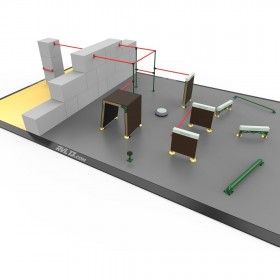 Parkour Park 104 m - Parkour Park Outdoor - BSA PRO