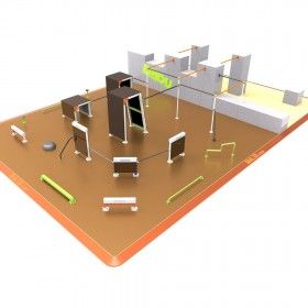 Parkour Park 173 m - Parkour Park Outdoor - BSA PRO