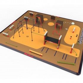 Parkour Park 155 m - Parkour Park Outdoor - BSA PRO