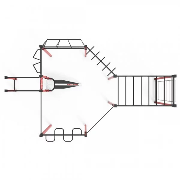 Street Workout Complex 704 cm - Cages Street Workout - BSA PRO