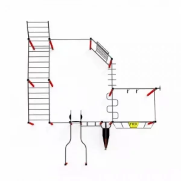 Street Workout Complex 719 cm - Cages Street Workout - BSA PRO