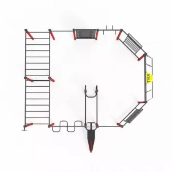 Street Workout Complex 607 cm - Cages Street Workout - BSA PRO