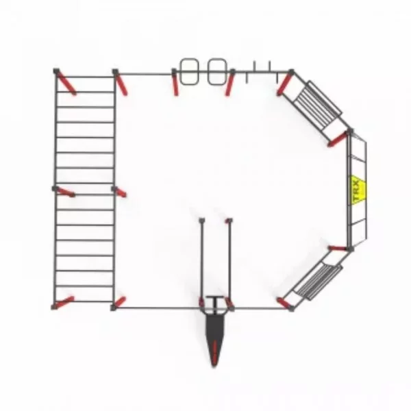 Street Workout Complex 608 cm - Cages Street Workout - BSA PRO