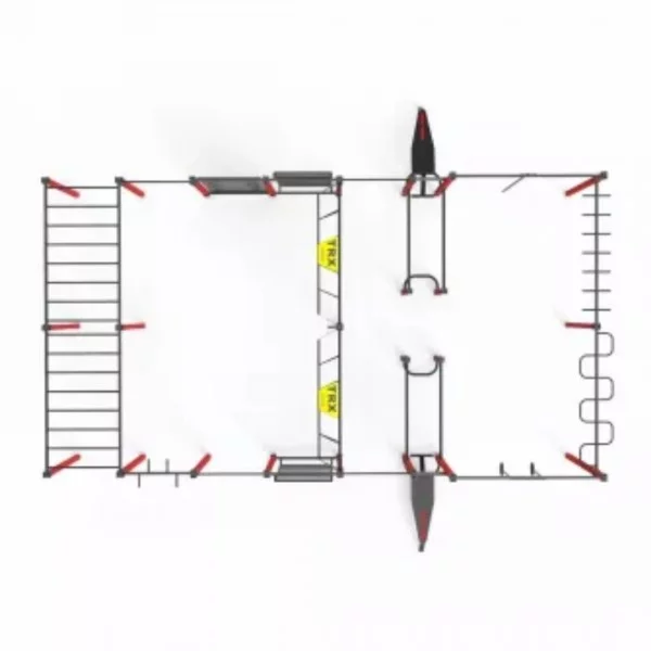 Street Workout Complex 816 cm - Cages Street Workout - BSA PRO