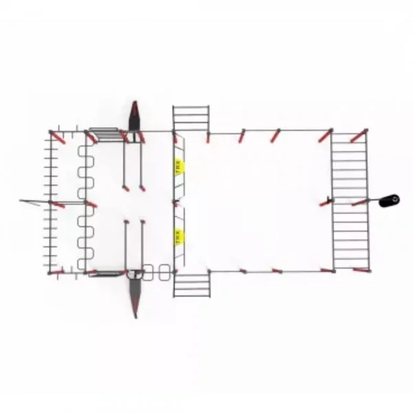 Street Workout Complex 765 cm - Cages Street Workout - BSA PRO