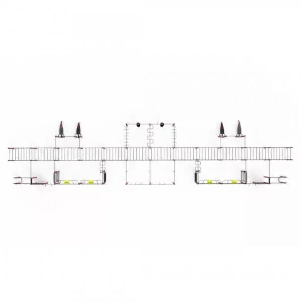 Street Workout Complex 2792 cm - Cages Street Workout - BSA PRO