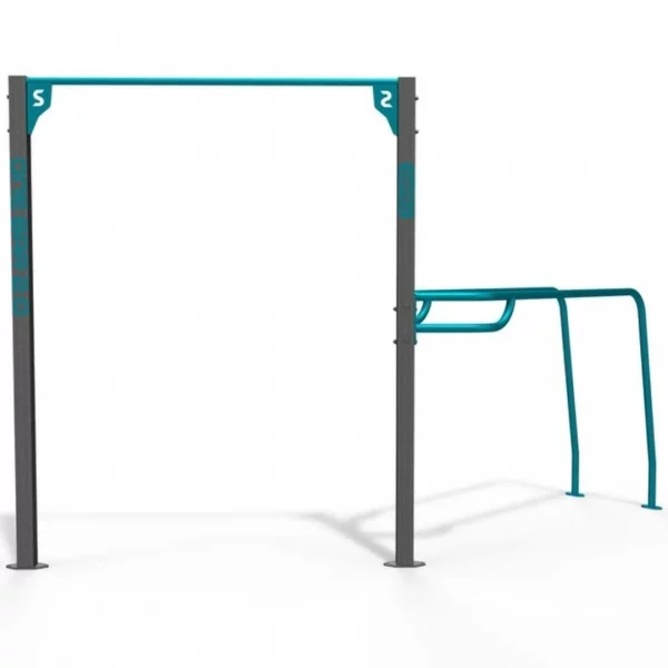 Station One Bar 2.0 Street Workout - Structures Calisthenics - BSA PRO