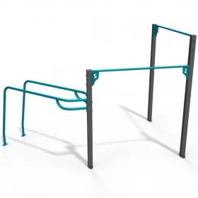 Station Twins 2.0 Street Workout - Structures Calisthenics - BSA PRO