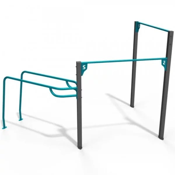 Station Twins 2.0 Street Workout - Structures Calisthenics - BSA PRO