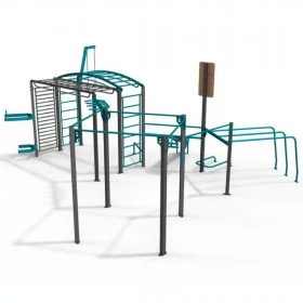 Station Free Bird 4.1 Street Workout - Structures Calisthenics - BSA PRO