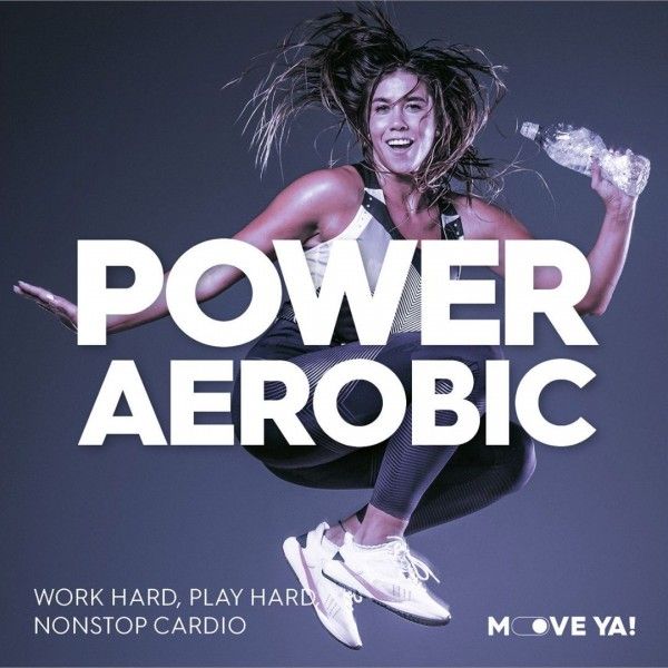 POWER AEROBIC - Work Hard Play Hard Nonstop Cardio - CD Aérobic - BSA PRO