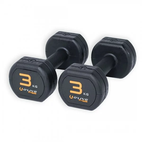 Haltères Fitness Studio 3 kg - Haltères et racks - BSA PRO