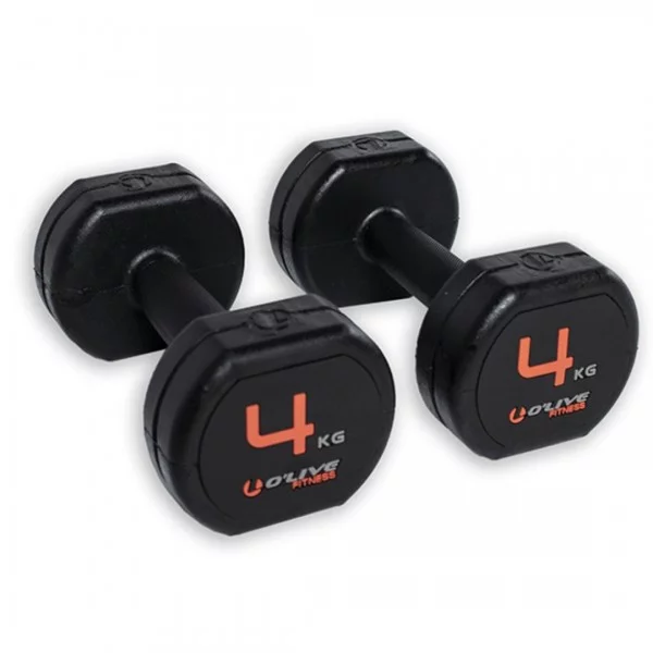 Haltères Fitness Studio 4 kg - Haltères et racks - BSA PRO