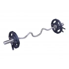 Barre curl 125 cm - Barres olympiques - BSA PRO