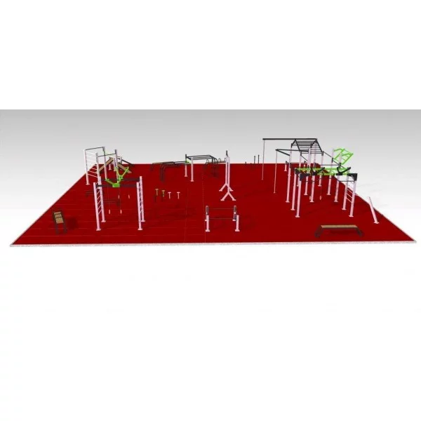 STREET WORKOUT Parc 320 m2 - Workout Large Park - BSA PRO