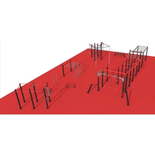 STREET WORKOUT Parc 440 m2 - Workout Large Park - BSA PRO