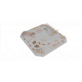 STREET WORKOUT Parc 625 m2 - Workout Large Park - BSA PRO