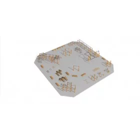 STREET WORKOUT Parc 625 m2 - Workout Large Park - BSA PRO