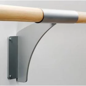 Console murale simple argent - Barres de Danse - BSA PRO